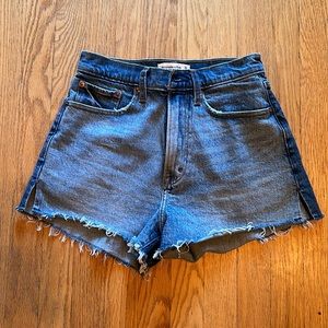 The mom short, high rise. Curve love jean shorts